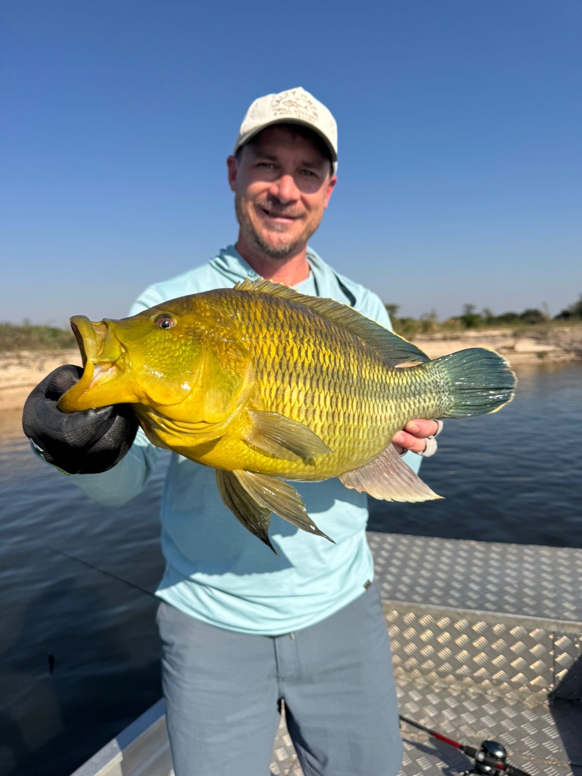 Dale's second Nembwe of the trip — 5 lb