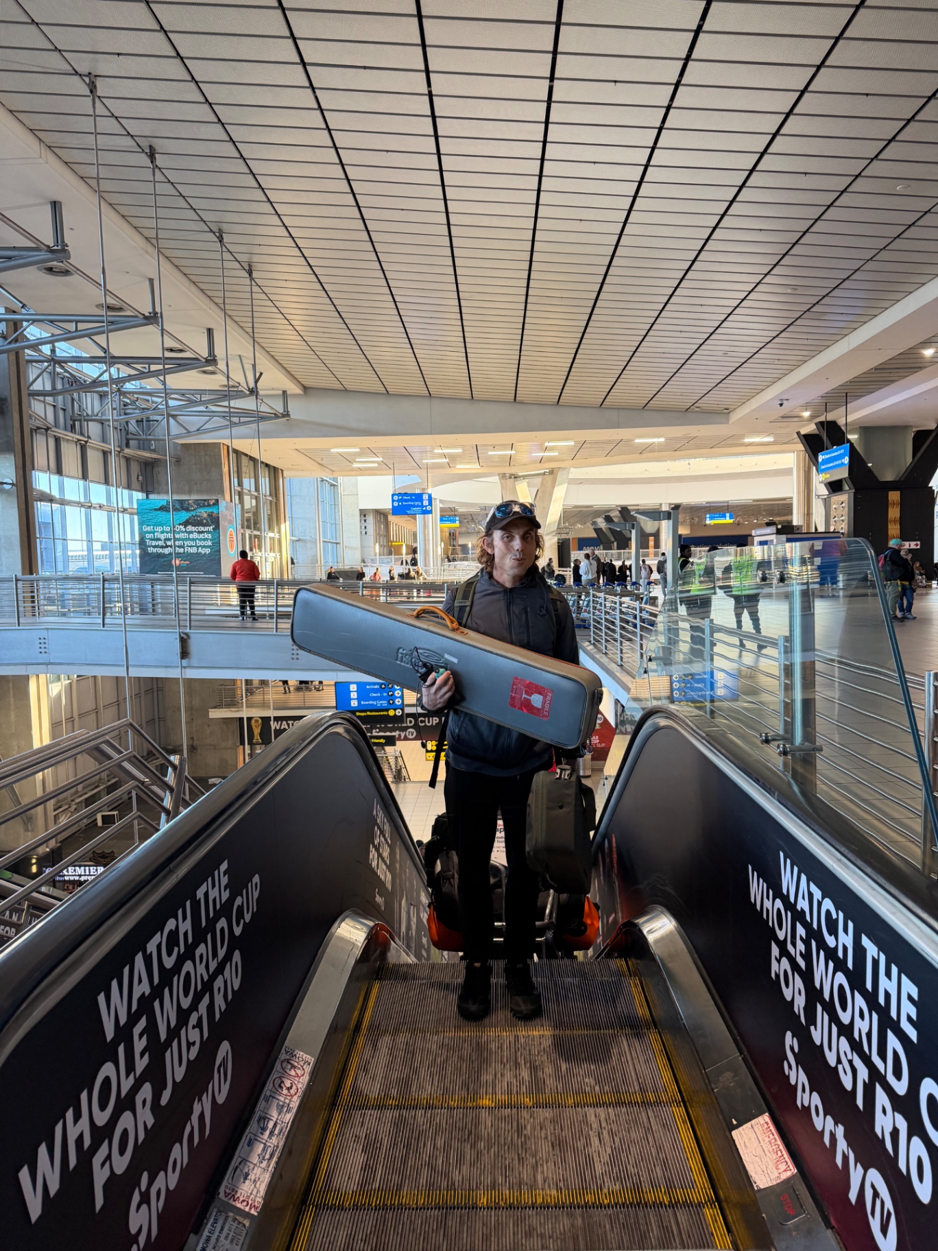 Rods loaded, escalator to adventure