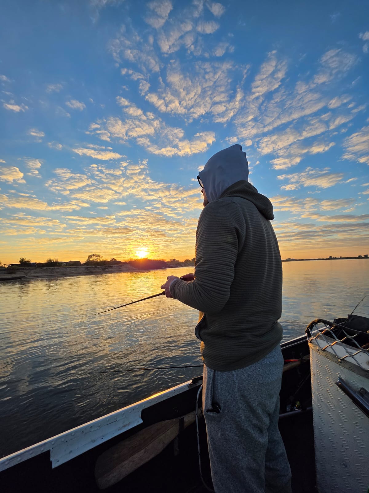 Last day sunrise on the Zambezi
